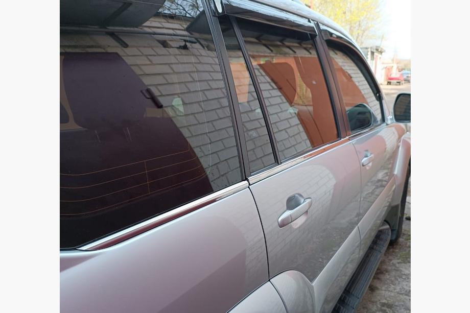 Toyota Land Cruiser Prado 120 2002-2009 Fensterzierleisten Edelstahl Aussen (6 Stk) Carmos - Türkischer Edelstahl Image