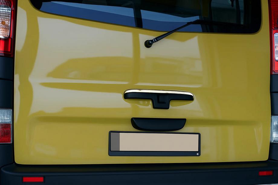 Renault Trafic 2001–2015 Chromleiste für hinteren Türgriff (oben, Edelstahl) Image