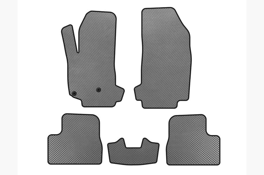 Citroen DS-3 2009-2016 EVA Fußmatten V-2 (Grau) Image