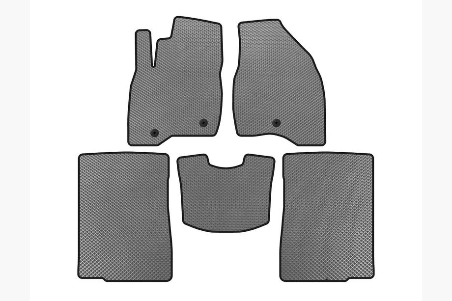 Ford Explorer 2011-2019 EVA Fußmatten (2015-2017, 2 Reihen, 7-Sitzer, Grau) Image