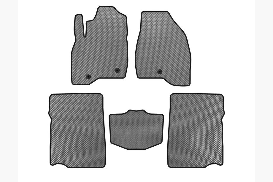 Ford Explorer 2011-2019 EVA Fußmatten (2017-2019, 2. Reihe, 7-Sitzer, Grau) Image