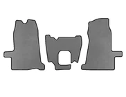 Ford Transit 2000–2014 EVA Fußmatten (2000-2006, 1+1, Schaltgetriebe, Grau) Foto 1