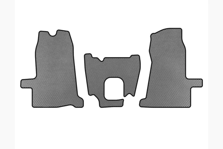 Ford Transit 2000–2014 EVA Fußmatten (2000-2006, 1+1, Schaltgetriebe, Grau) Image