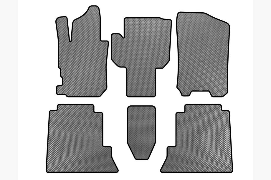 Honda FR-V 2004-2009 EVA Fußmatten (Grau) Image
