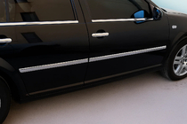 Volkswagen Bora 1998-2004 Fensterrahmen Zierleisten Edelstahl Aussen (4 Stk) Limousine Foto 1