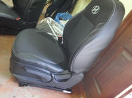 Hyundai Accent 2011-2017 Autositzbezüge (Kunstleder↗Stoff, Premium) Foto 5