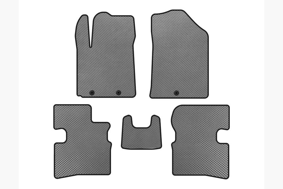 Kia Picanto 2004-2011 EVA Fußmatten (2009-2011, HB, Grau) Image