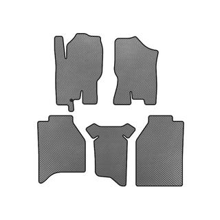 EVA-Fußmatten (ohne Staufächer, grau)