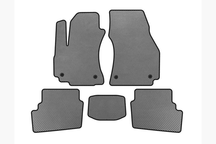 Opel Zafira A 1998-2005 EVA Fußmatten (2 Reihen, 2003-2005, 7-Sitzer, Grau) Image