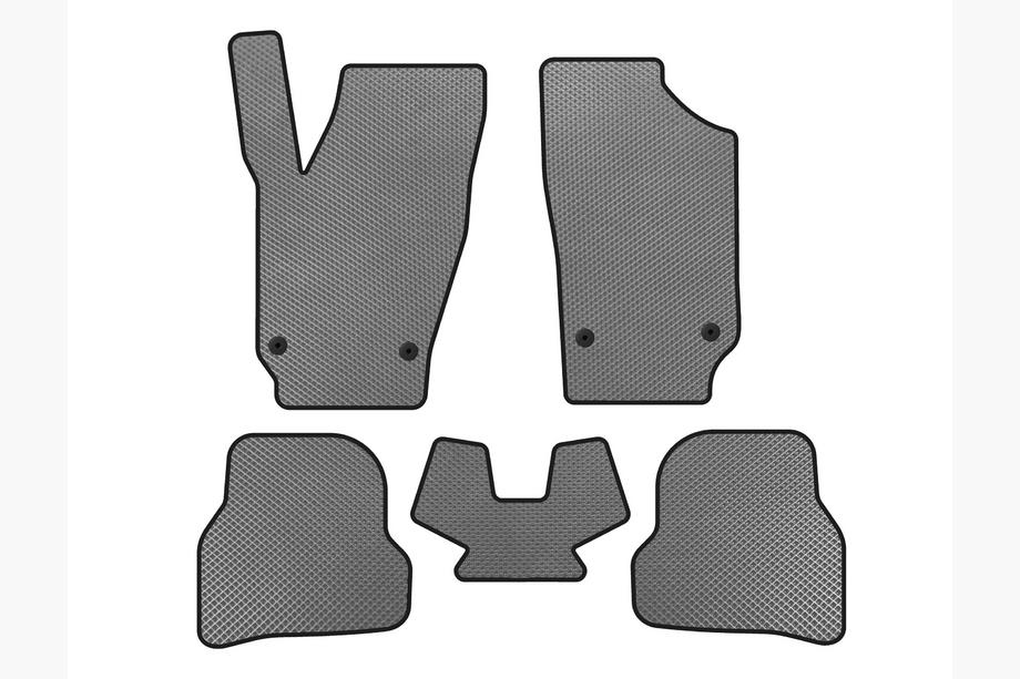 Seat Ibiza 2010-2017 EVA Fußmatten (2010-2012, HB, 5-Türer, Grau) Image
