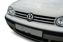Volkswagen Golf 4 1997-2006 Chrom Kühlergrill Blenden (4 Stk, Edelstahl) Foto 1