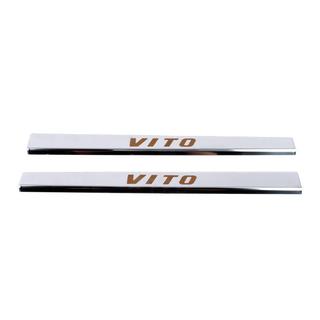 Einstiegsleisten Abdeckungen Vip-Style (2 Stk, Edelstahl) Mercedes Vito W638 1996-2003 Foto 2
