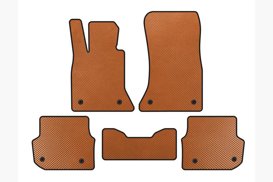 BMW 5 Series F10/F11 2010–2016 EVA Fußmatten (für F-11, Orange) Image