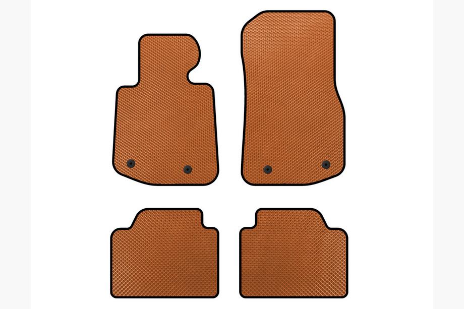 BMW 4 Series F32/F33/F36 2012-2020 EVA Fußmatten V2 (Orange) Image