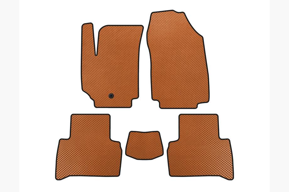 Fiat Croma 2005-2010 EVA Fußmatten (2007-2010, SW, Orange) Image