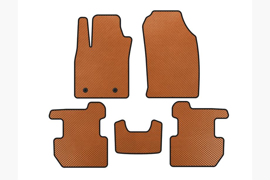 Ford Ecosport 2013-2022 EVA Fußmatten (2018-2022, Orange) Image