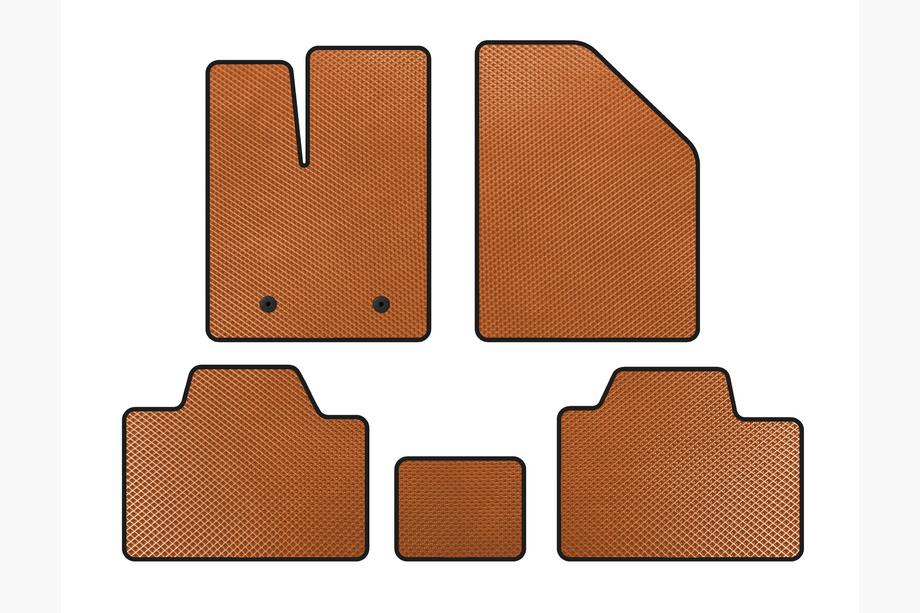 Ford Edge 2006-2014 EVA Fußmatten (Orange) Image