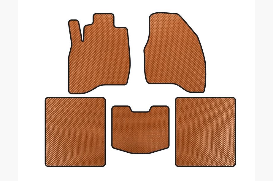 Ford Explorer 2011-2019 EVA Fußmatten (2015-2019, 5-Sitzer, Orange) Image