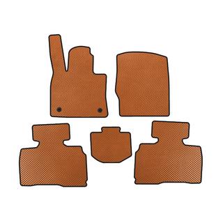EVA Fußmatten (2 Reihen, 7-Sitzer, Orange)