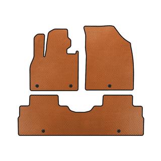 EVA Fußmatten (2 Reihen, 8-Sitzer, Orange)