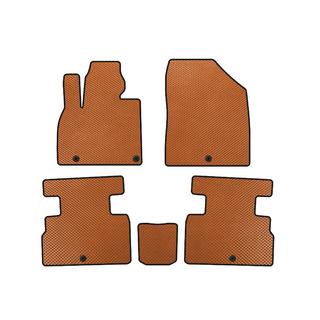 EVA Fußmatten (2 Reihen, 7-Sitzer, Orange)