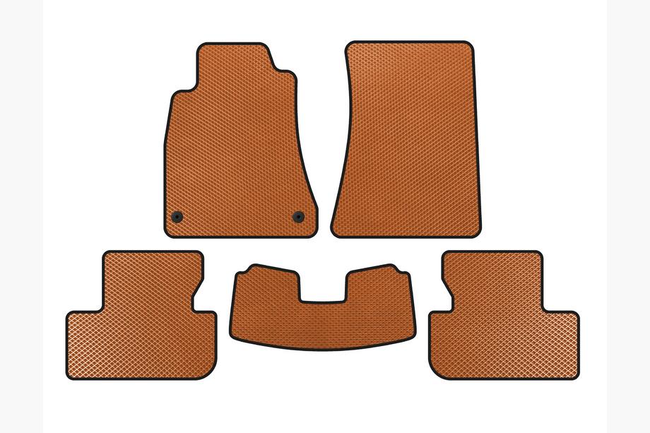 Lexus IS 2005-2013 EVA Fußmatten (SD, Kein Allrad, Orange) Image