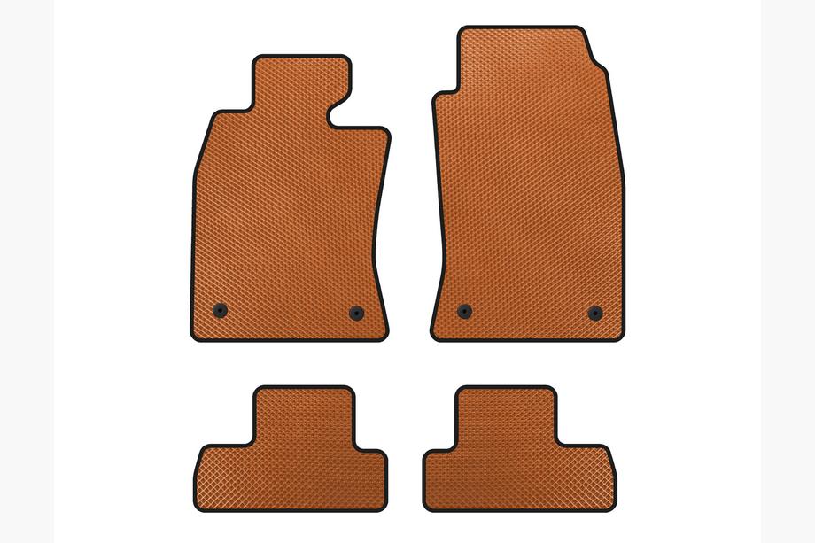 Mini Cooper R50/52/53 2000-2006 EVA Fußmatten (für R50, Orange) Image