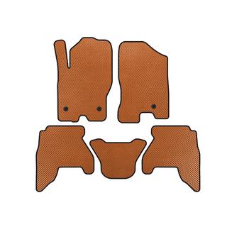 EVA Fußmatten (2 Reihen, Orange, 2010-2014) Nissan Pathfinder R51 2005-2014