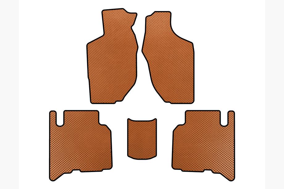 Opel Frontera 1998-2003 EVA Fußmatten (5-türig, Orange) Image