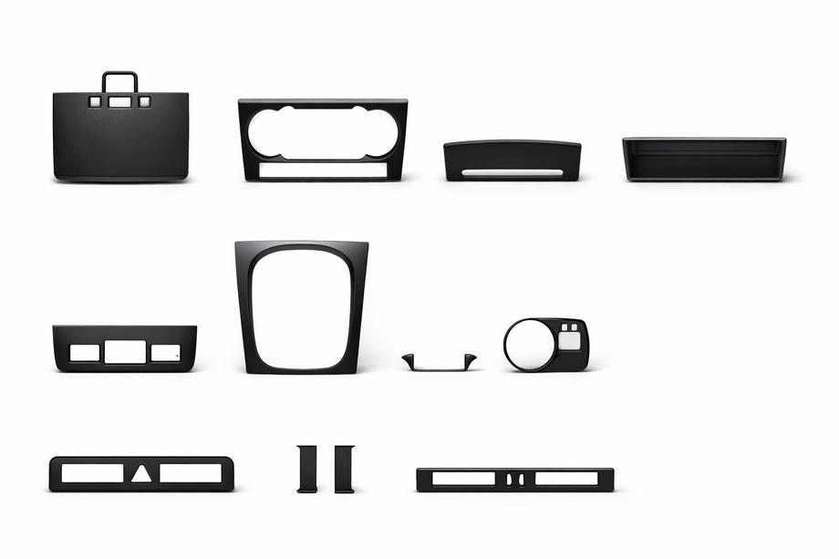 Audi A3 2003-2012 Dekorative Innenraumverkleidungen (Hartman) Aluminium Image