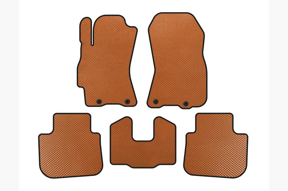 Subaru Outback 2009-2014 EVA Fußmatten (Orange) Image
