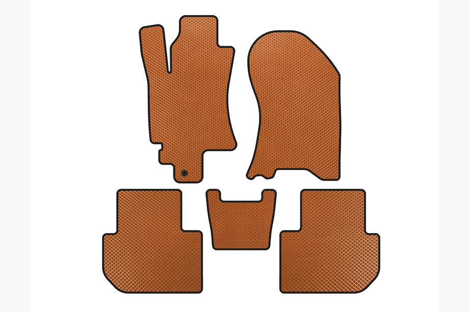 Subaru Tribeca 2005-2014 EVA Fußmatten (Orange) Image