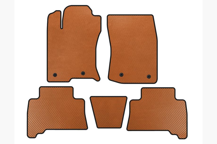 Toyota 4Runner 2009-2024 EVA Fußmatten (2009-2014, Orange) Image