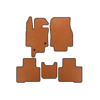 EVA Fußmatten (2 Reihen, 7-Sitzer, Orange)