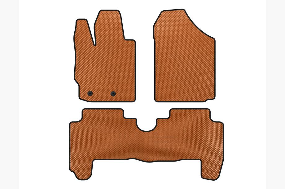 Toyota Yaris 2006-2011 EVA Fußmatten (Schrägheck, 5-türig, Orange) Image
