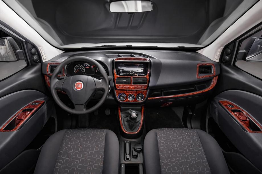 Fiat Doblo II 2010-2022 Armaturenbrett Abdeckungen (2010-2015) Carbon Image
