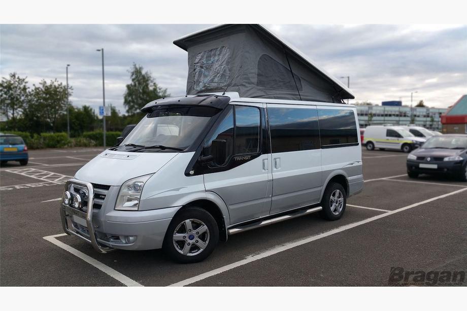 Ford Transit 2000–2014 Frontscheibenblende (schwarz glanz, 5mm) Foto 14