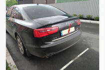 Audi A6 C7 2011-2017 Kofferraumleiste Edelstahl Carmos - Türkischer Edelstahl Foto 7