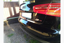 Audi A6 C7 2011-2017 Kofferraumleiste Edelstahl Carmos - Türkischer Edelstahl Foto 2