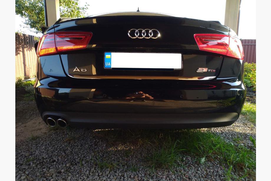 Audi A6 C7 2011–2018 Kofferraumleiste Edelstahl Foto 3