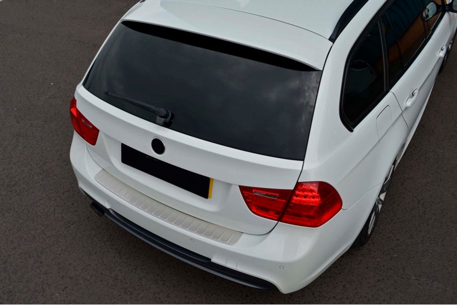 BMW 3 Series E90/E91 2005-2011 Heckstoßstangenschutz Edelstahl (2006-2008, SW) Image