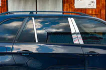 BMW X5 E70 2007-2013 Edelstahl Türsäulen Zierleisten Foto 4