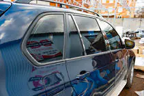 BMW X5 E70 2007-2013 Edelstahl Türsäulen Zierleisten Foto 3