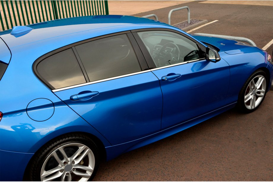 BMW 1 Series F20/F21 2011-2019 Fensterleisten Edelstahl Image