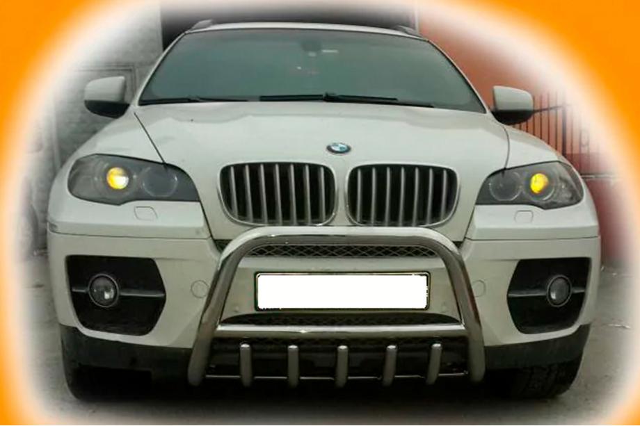 BMW X6 E71 2008–2014 Frontbügel WT003 (Edelstahl) Foto 4