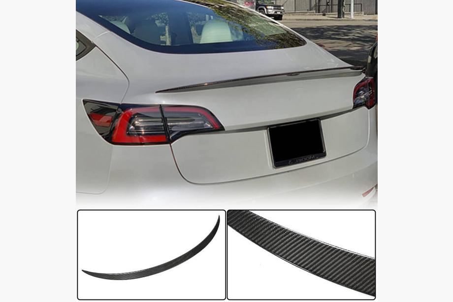 Tesla Model 3 2017- Heckspoiler V7 (2017-2023, Carbon) Image