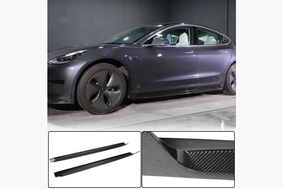 Tesla Model 3 2017- Einstiegsleisten V4 (2017-2023, Carbon) Image