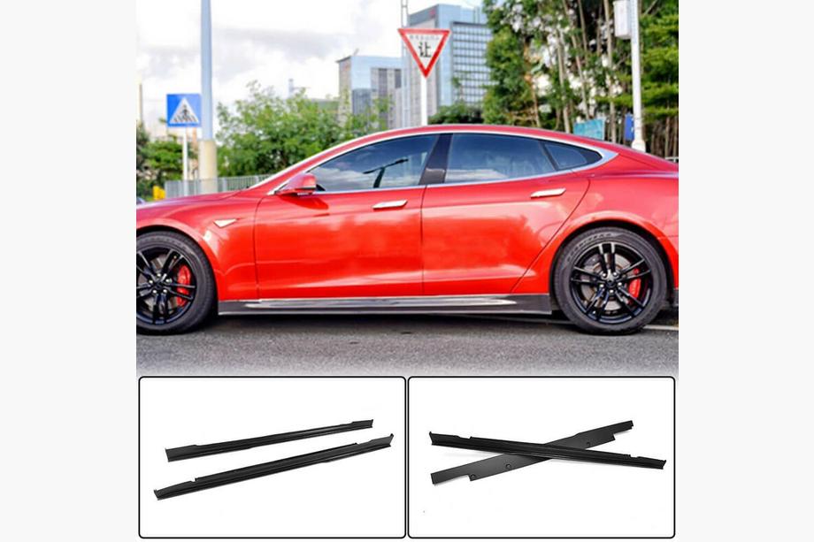 Tesla Model S 2012– Carbon Einstiegsleisten V3 (2014-2020) Foto 1