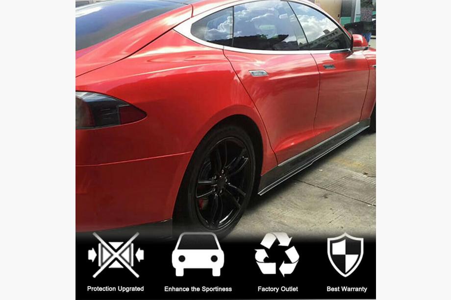 Tesla Model S 2012– Carbon Einstiegsleisten V3 (2014-2020) Foto 2