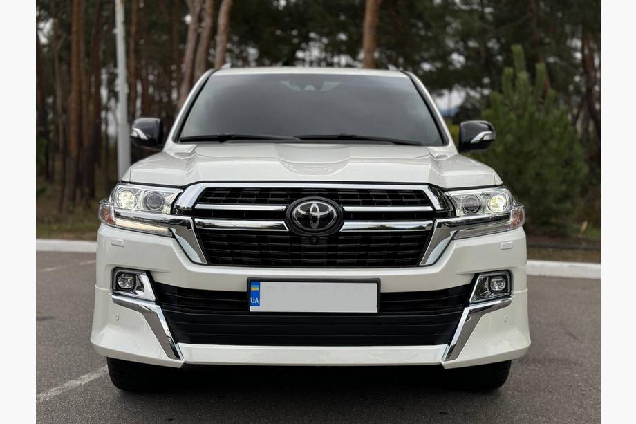 Toyota Land Cruiser 200 2007-2021 Frontlippe 2016↗ (Executive 2021) Weiß Foto 7